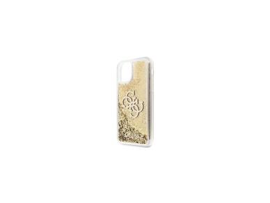 Capa Guess 4G Big Liquid Glitter para iPhone 11 6.1" / Xr - dourada Capa Guess 4G Big Liquid Glitter para iPhone 11 6.1" / Xr - dourada