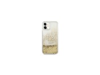 Capa Guess 4G Big Liquid Glitter para iPhone 11 6.1" / Xr - dourada Capa Guess 4G Big Liquid Glitter para iPhone 11 6.1" / Xr - dourada