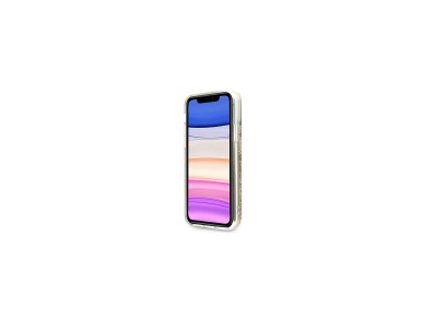 Capa Guess 4G Big Liquid Glitter para iPhone 11 6.1" / Xr - dourada Capa Guess 4G Big Liquid Glitter para iPhone 11 6.1" / Xr - dourada