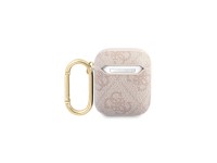 Capa Guess 4G Script Metal Collection para AirPods 1/2 - Rosa Capa Guess 4G Script Metal Collection para AirPods 1/2 - Rosa