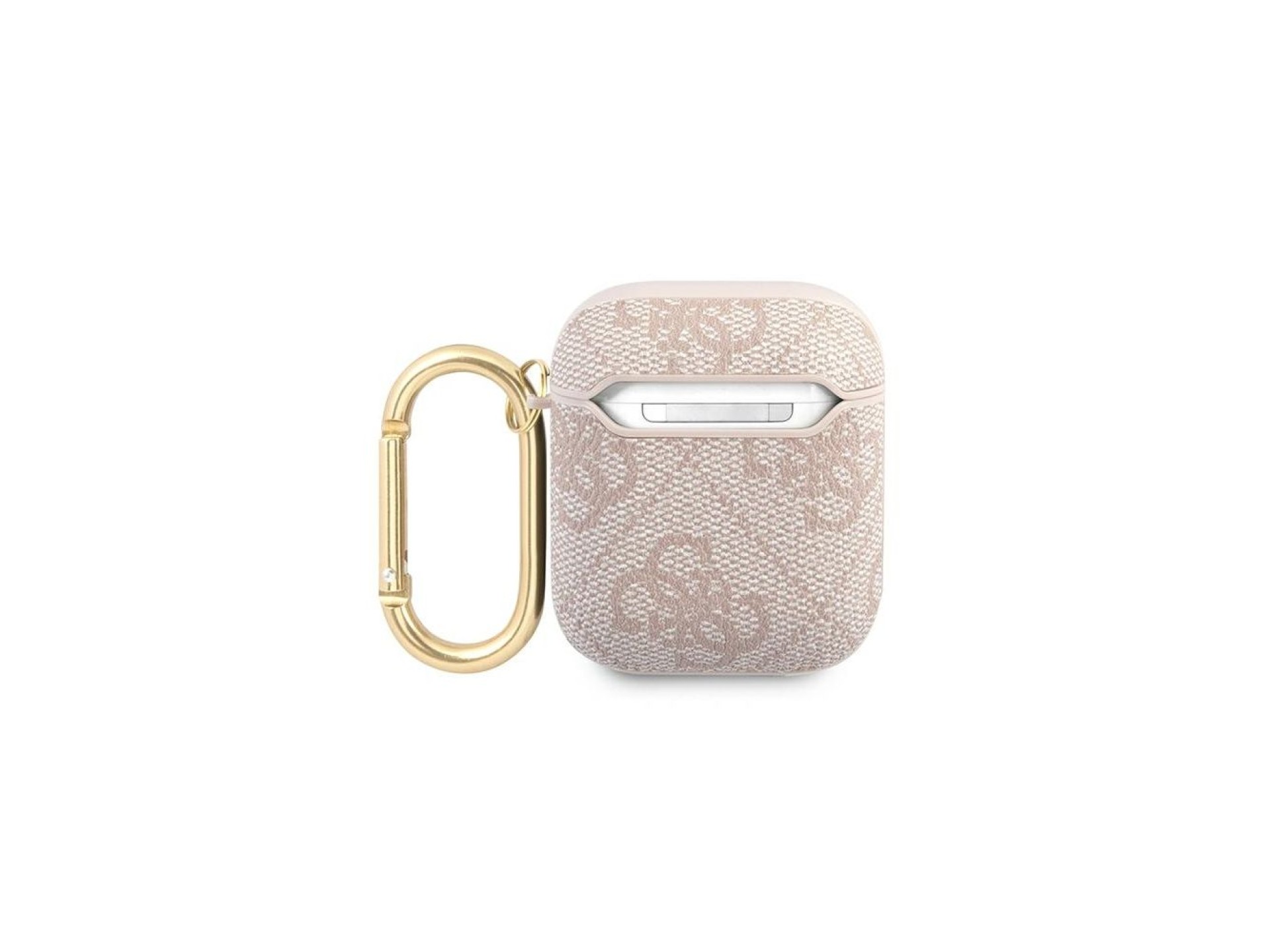 Capa Guess 4G Script Metal Collection para AirPods 1/2 - Rosa