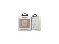 Capa Guess 4G Script Metal Collection para AirPods 1/2 - Rosa Capa Guess 4G Script Metal Collection para AirPods 1/2 - Rosa
