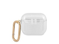 Guess GUA3UCG4GT AirPods 3 cover Transparent Glitter Collection