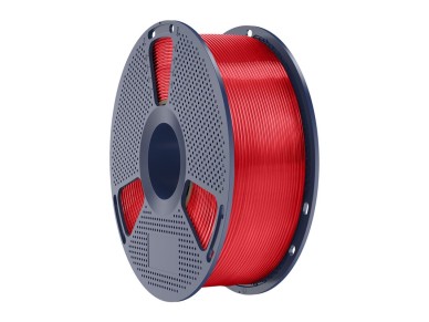Filamento Sunlu PLA+ (Rojo transparente)