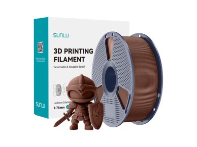 Filamento Sunlu PLA+ (Chocolate)