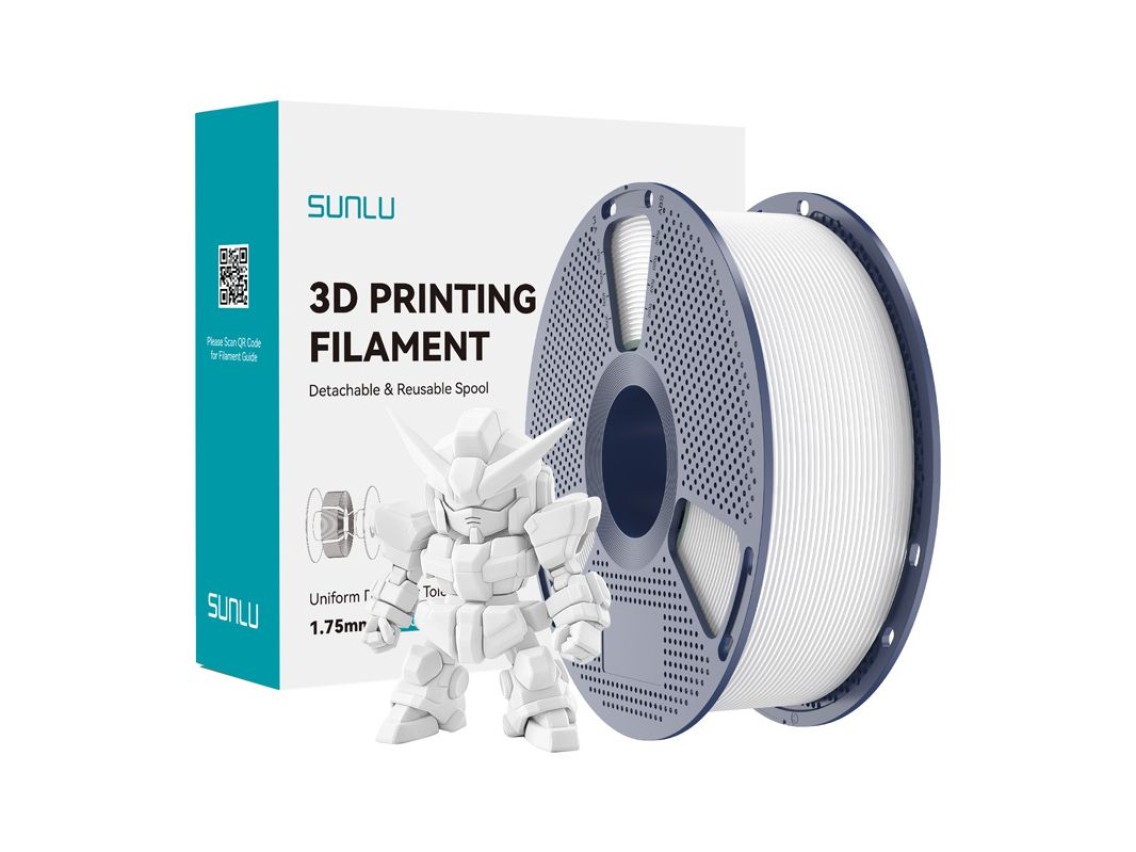 Filamento Sunlu PLA+ 2.0 (Branco)
