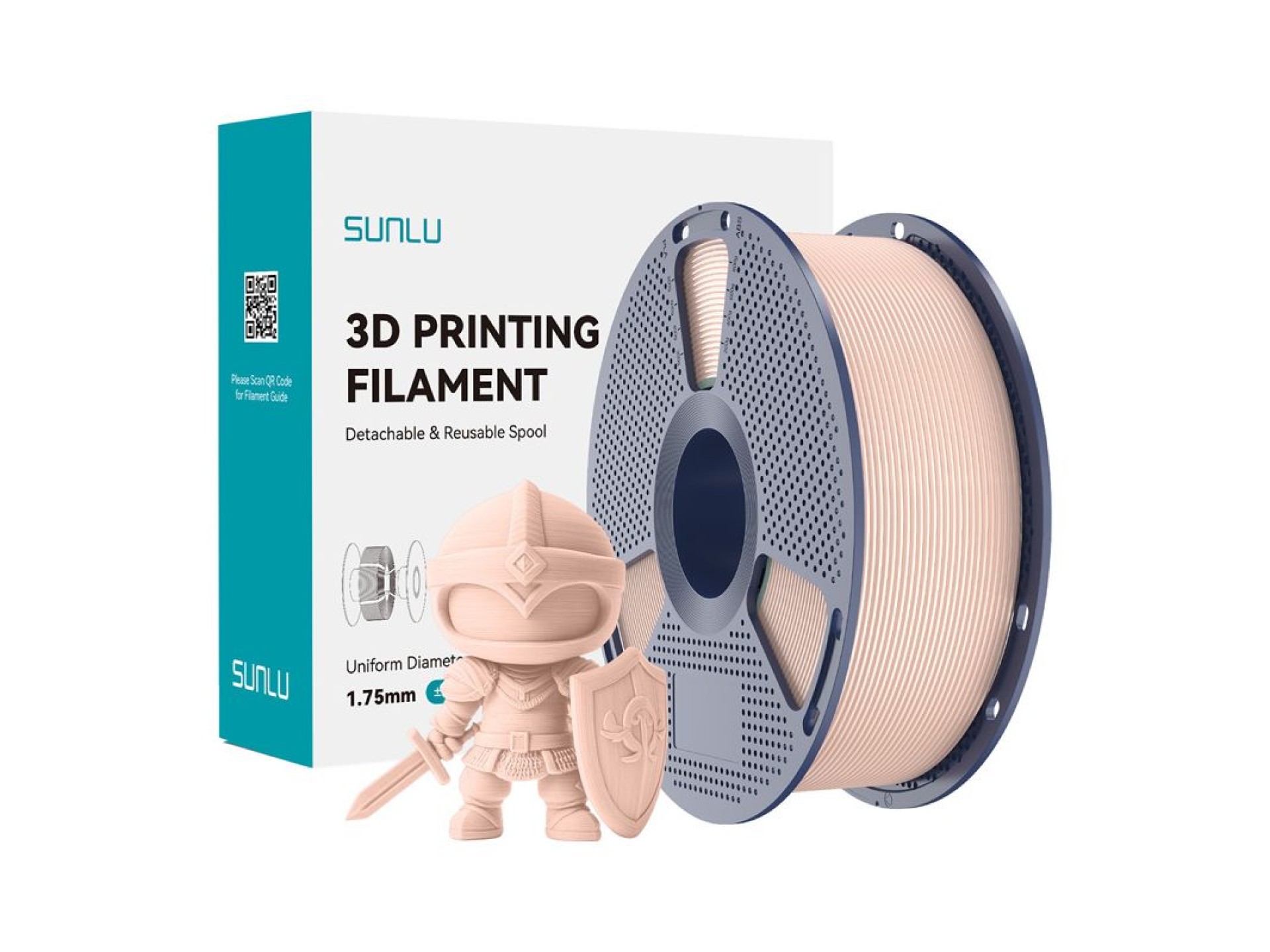Filamento Sunlu PLA+ (beige)