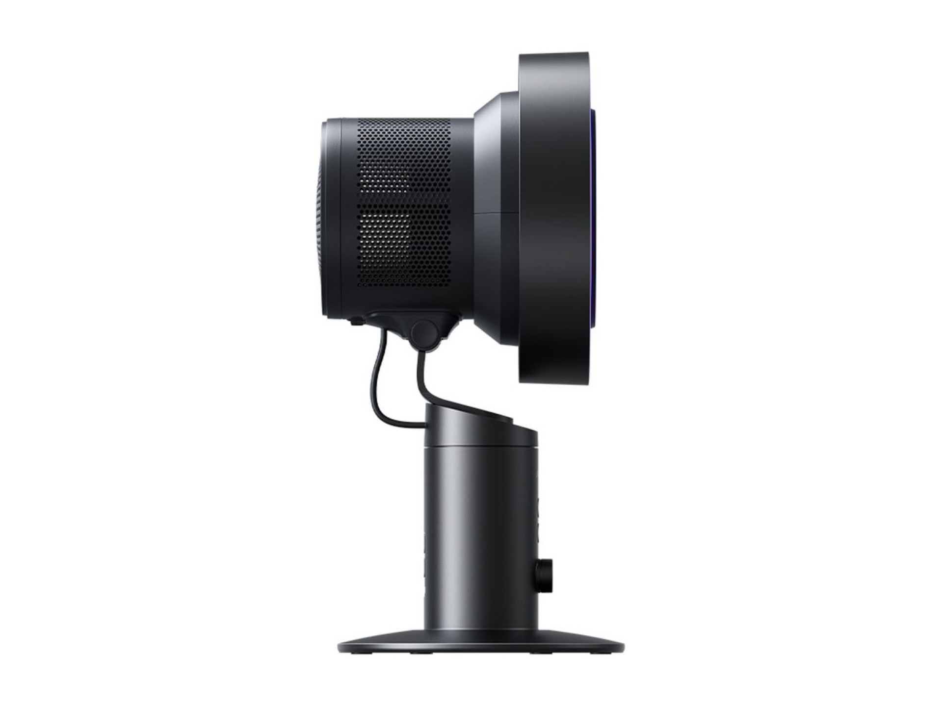 Ventilador de mesa Jisulife Pro3 10000mAh com filtro - Cinza escuro