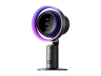 Ventilador de mesa Jisulife Pro3 10000mAh, tipo turbina, con filtro - Gris oscuro