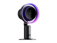 Ventilador de mesa Jisulife Pro3 10000mAh com filtro - Cinza escuro Ventilador de mesa Jisulife Pro3 10000mAh com filtro - Cinza escuro