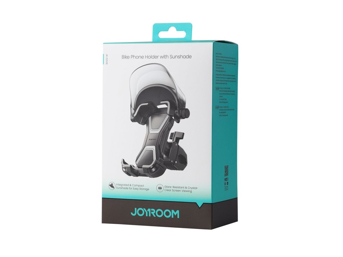 Suporte para bicicleta Joyroom JR-ZS528 com viseira solar - Preto