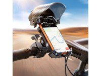 Suporte para bicicleta Joyroom JR-ZS528 com viseira solar - Preto Suporte para bicicleta Joyroom JR-ZS528 com viseira solar - Preto