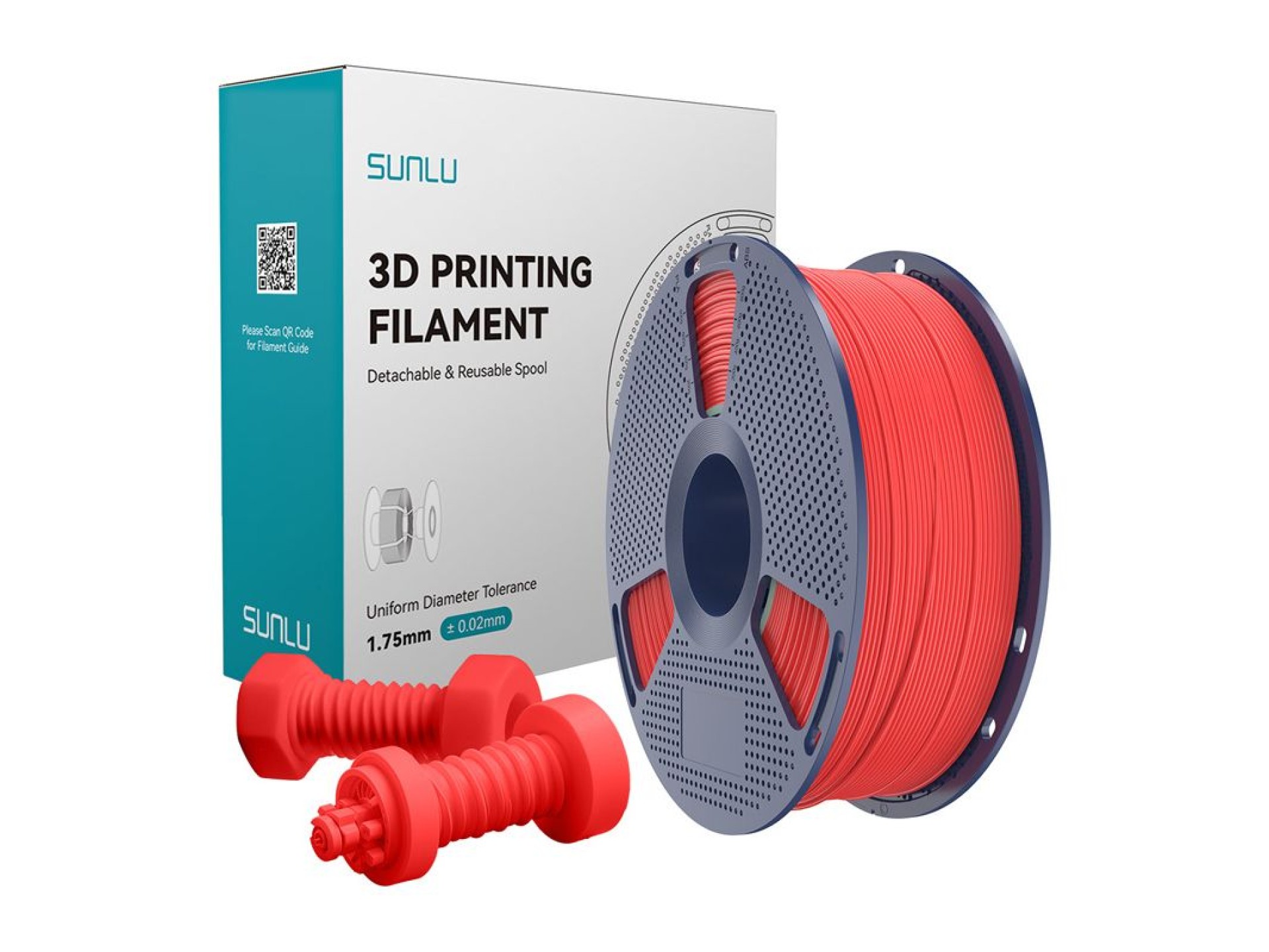 Filamento ABS de alta velocidade Sunlu (vermelho)