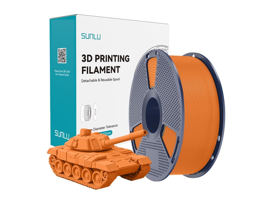 Sunlu PLA+ High-Speed Orange Filament