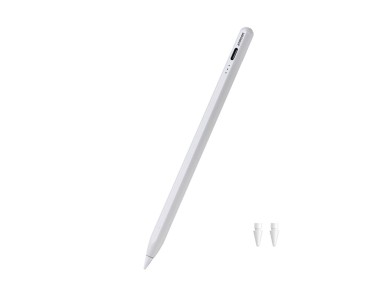 Caneta ativa Joyroom JR-X15 Pro com 2 pontas sobressalentes - Branca
