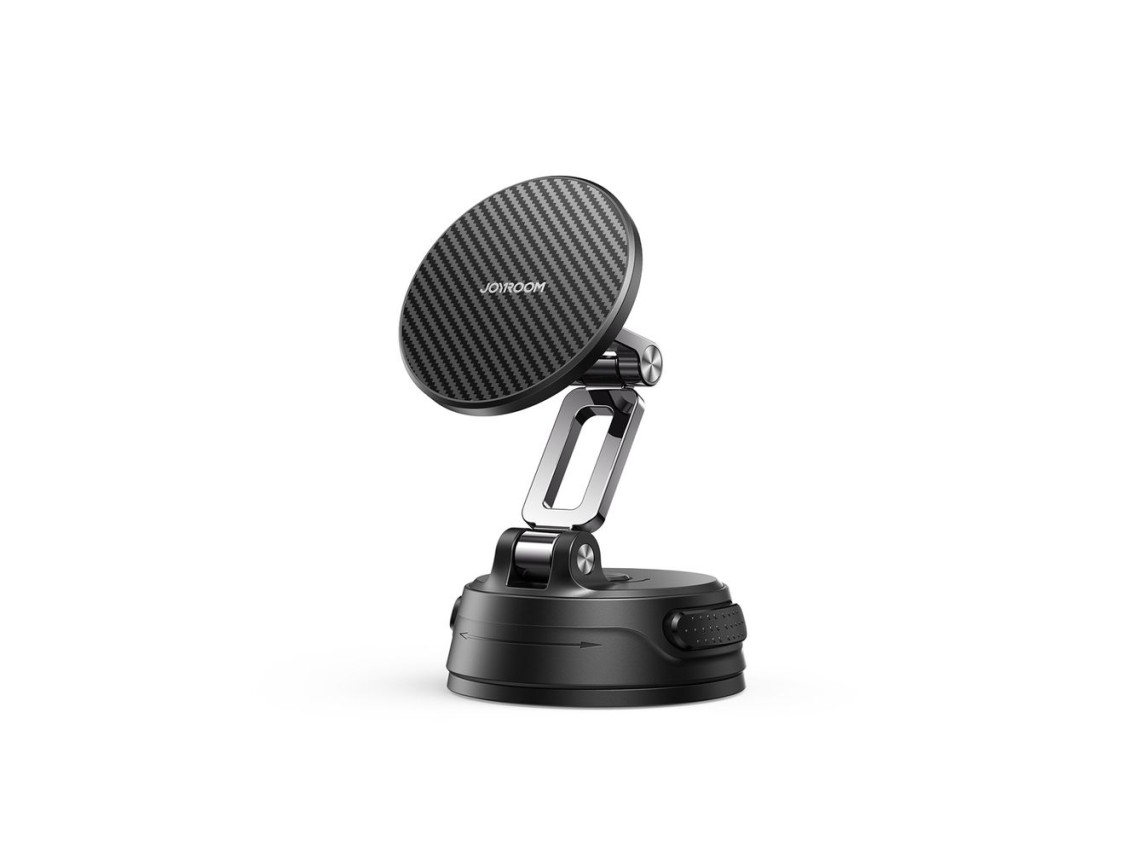 Joyroom JR-ZS51 magnetic car holder with suction cup for windshield or dashboard - black