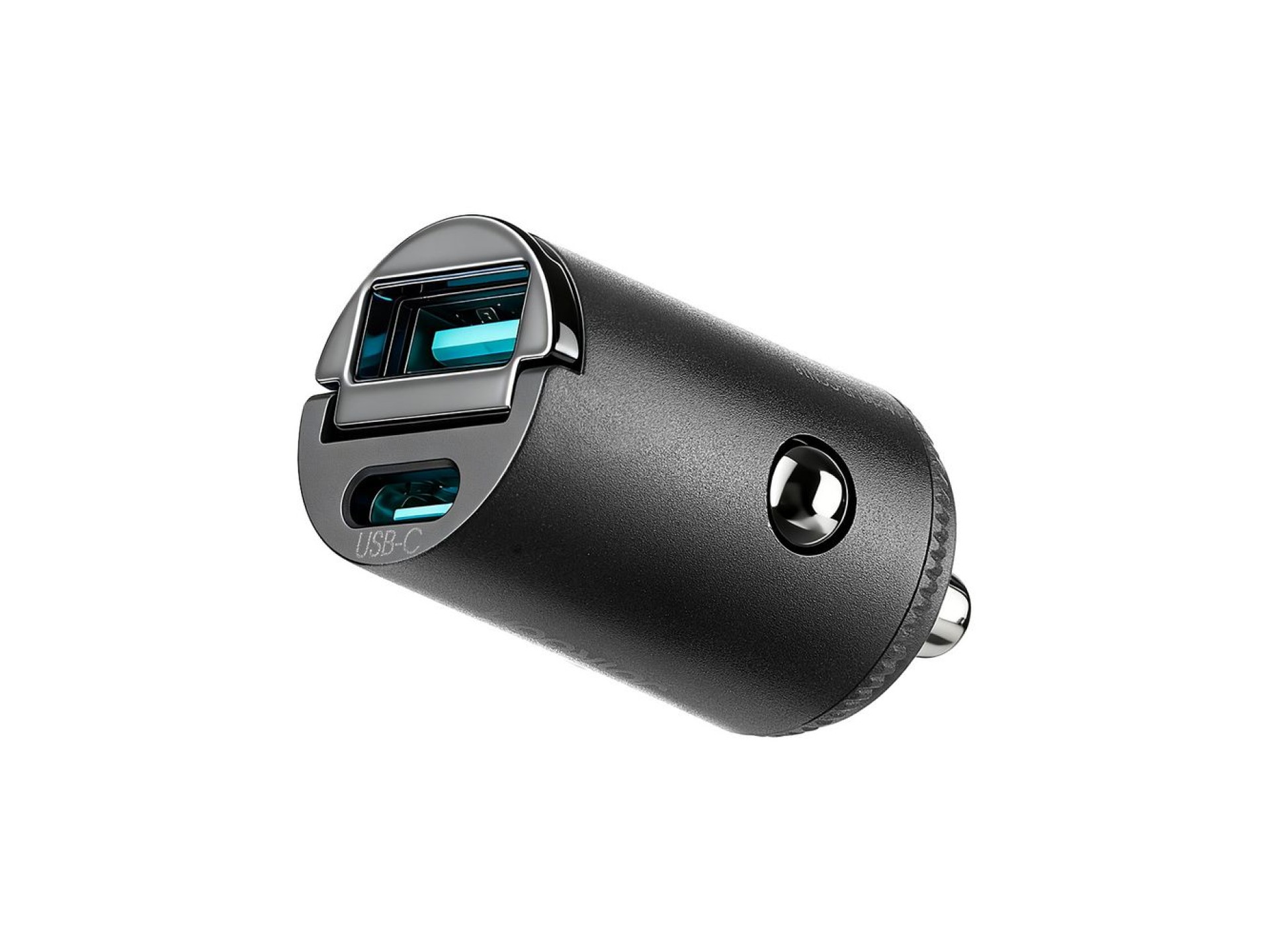 Cargador de coche Joyroom JR-CCN18 de 65 W con puertos USB-A y USB-C - Negro