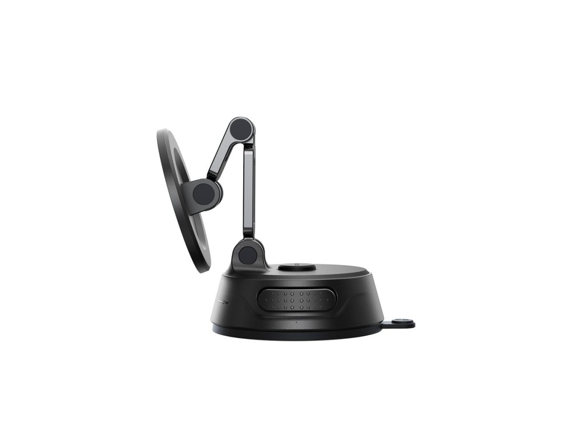 Joyroom JR-ZS51 magnetic car holder with suction cup for windshield or dashboard - black