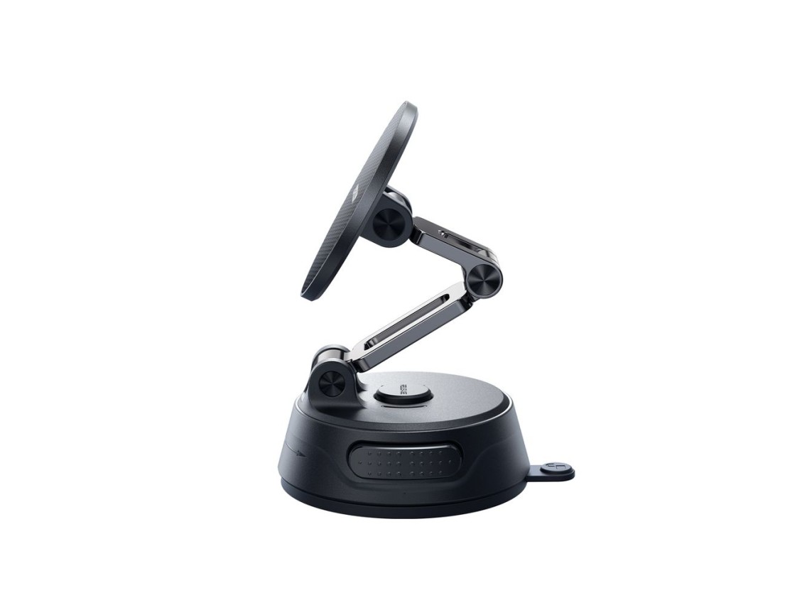 Joyroom JR-ZS51 magnetic car holder with suction cup for windshield or dashboard - black