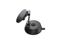 Joyroom JR-ZS51 magnetic car holder with suction cup for windshield or dashboard - black Joyroom JR-ZS51 magnetic car holder with suction cup for windshield or dashboard - black