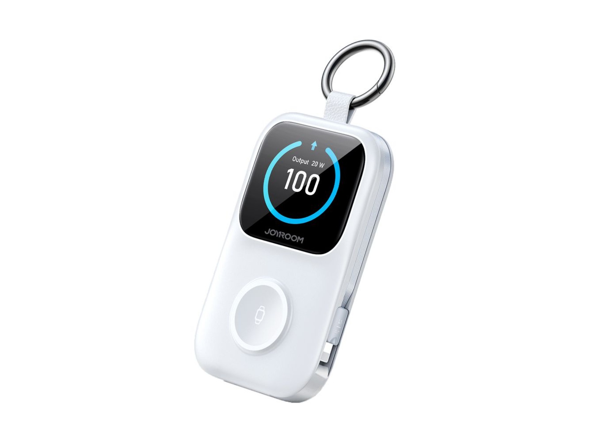 Joyroom JR-W19 5000mAh Powerbank with 5W Wireless Watch Charging - White
