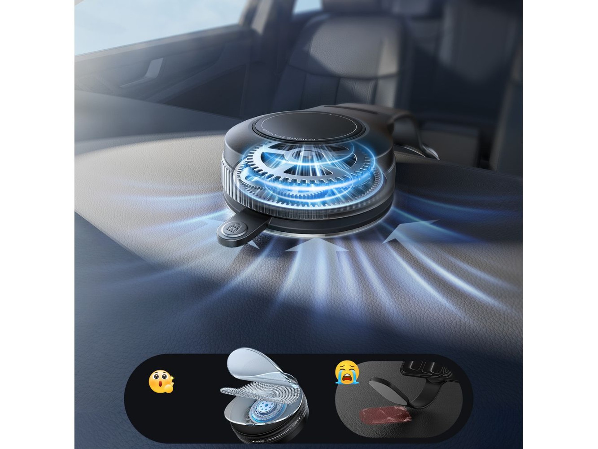 Joyroom JR-ZS518 Bendable Magnetic Phone Holder-Black