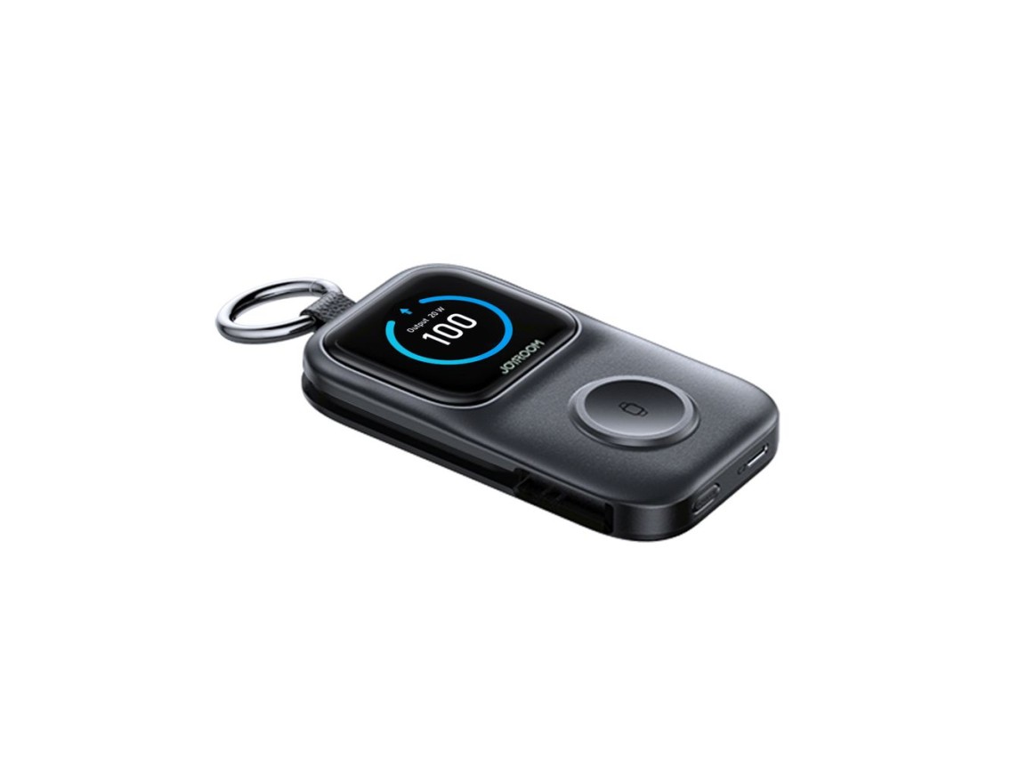 Batería externa Joyroom JR-W19 de 5000 mAh con carga inalámbrica de 5 W para relojes - Negra