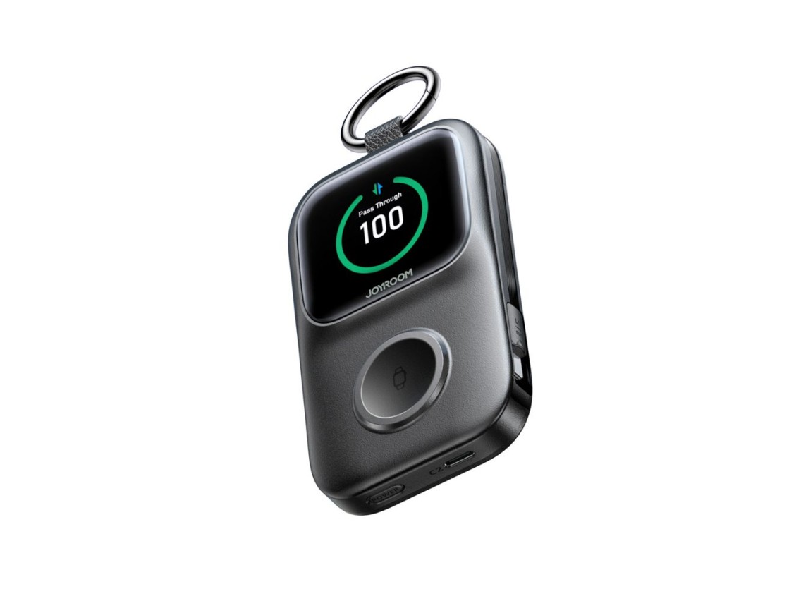 Batería externa Joyroom JR-W19 de 5000 mAh con carga inalámbrica de 5 W para relojes - Negra