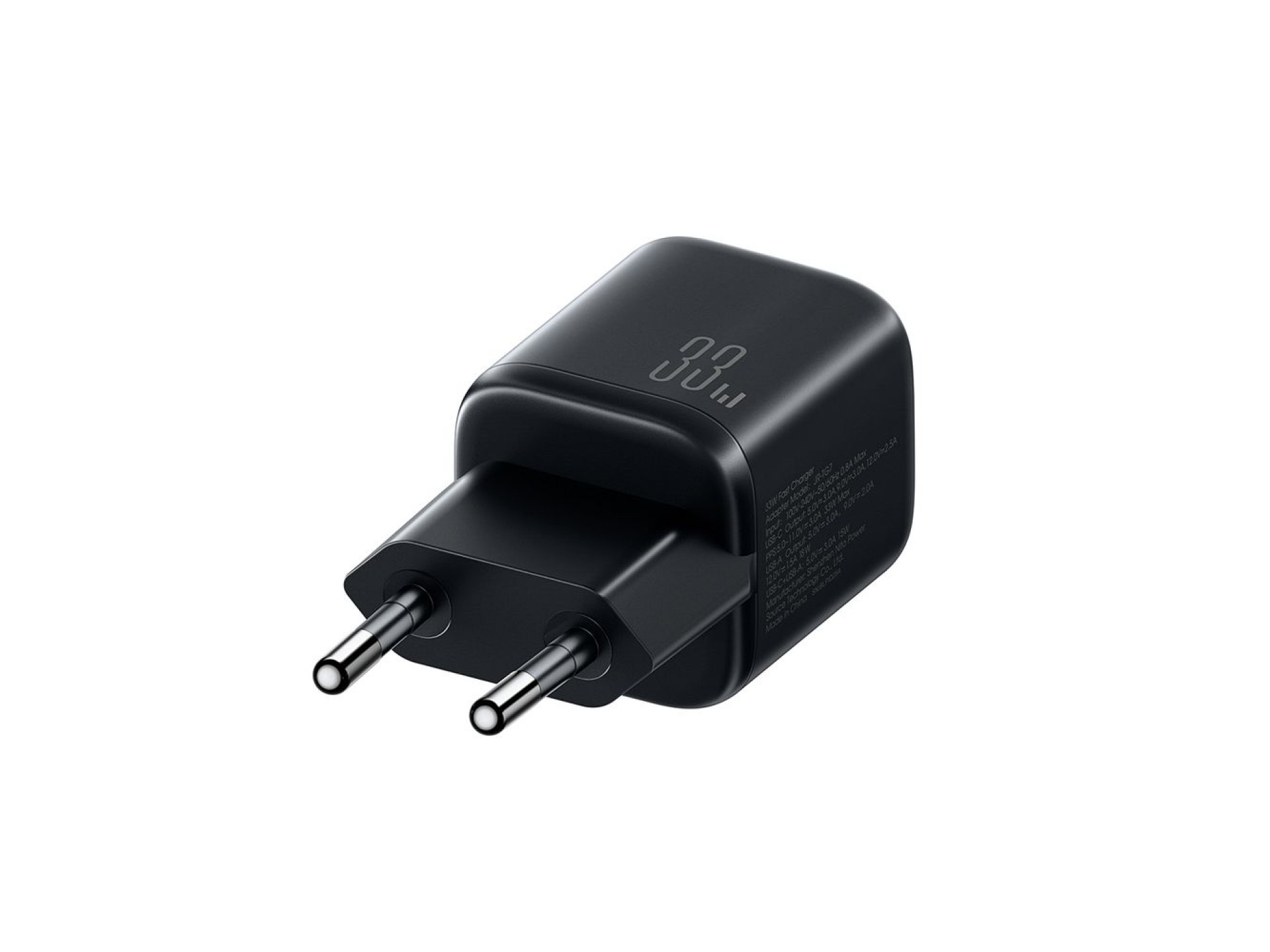 Cargador de pared Joyroom JR-TG7 de 33 W con puertos USB-A y USB-C, con cable USB-C a USB-C de 60 W