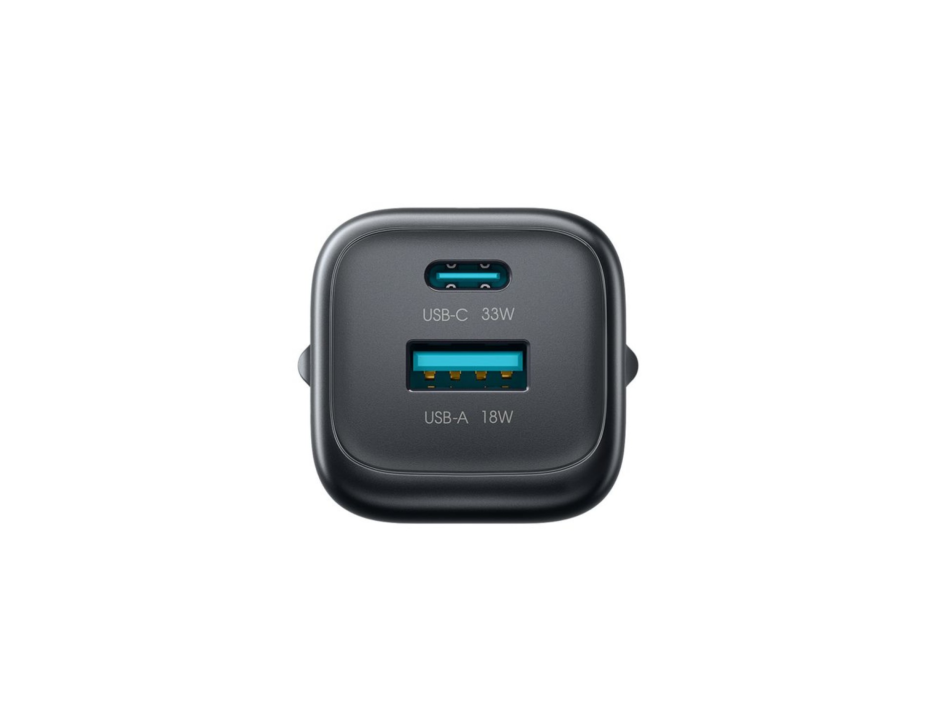 Cargador de pared Joyroom JR-TG7 de 33 W con puertos USB-A y USB-C, con cable USB-C a USB-C de 60 W