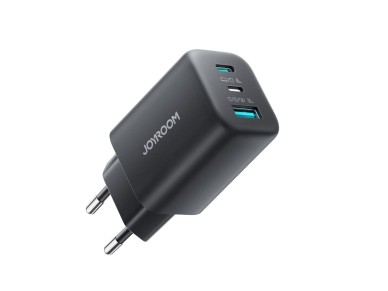 Joyroom JR-TO1 GaN 45 USB-C Lightning USB-A Wall Charger - Black Joyroom JR-TO1 GaN 45 USB-C Lightning USB-A Wall Charger - Black