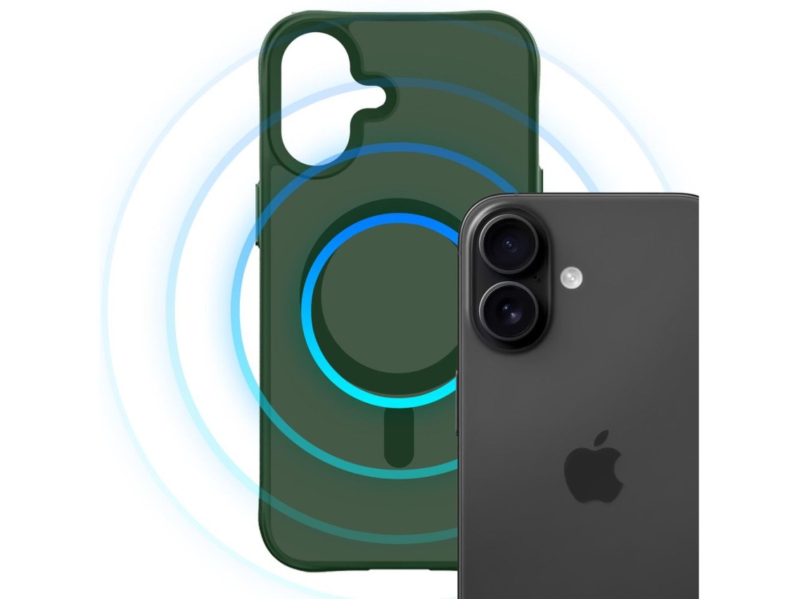 Funda MagCase 3mk Smoke para iPhone 17 - Verde translúcido