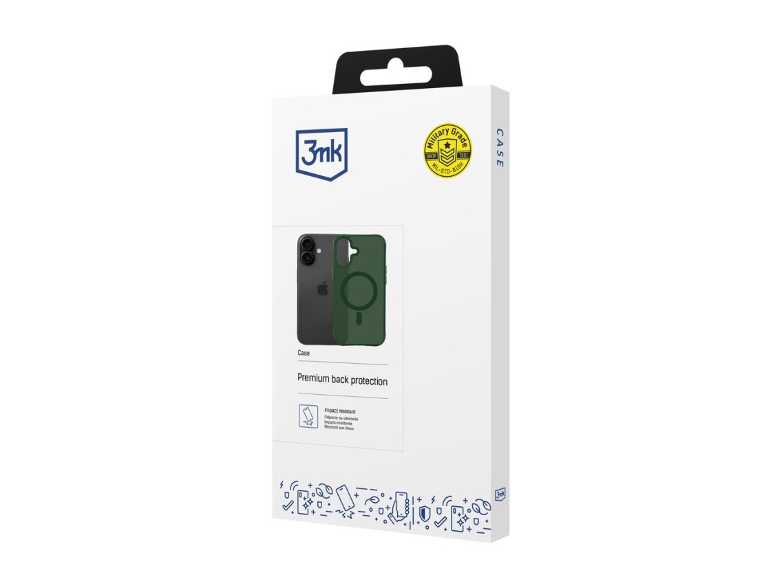 Funda MagCase 3mk Smoke para iPhone 17 - Verde translúcido