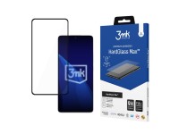 Reinforced Full Coverage Tempered Glass 3mk HardGlass Max Black for Xiaomi Redmi Note 14 5G