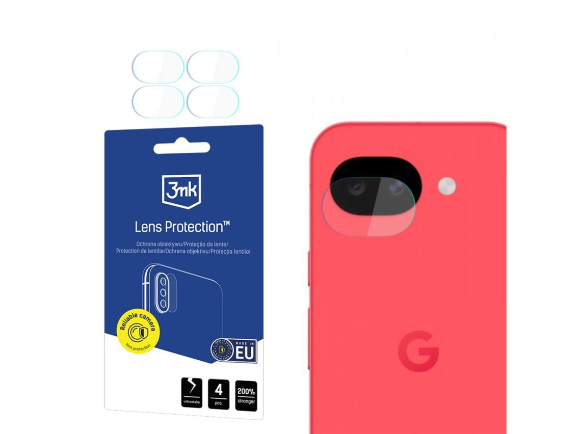 Lente de vidro h�brida 3mk Lens Protection� para Google Pixel 10A