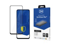 Película de vidro temperado reforçado de tela inteira 3mk HardGlass Max Black para Xiaomi Redmi 12 Película de vidro temperado reforçado de tela inteira 3mk HardGlass Max Black para Xiaomi Redmi 12