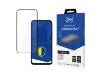 Película de vidro temperado reforçado para tela inteira, 3mk HardGlass Max, preta, para Xiaomi Redmi Película de vidro temperado reforçado para tela inteira, 3mk HardGlass Max, preta, para Xiaomi Redmi