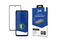 Película de vidro temperado reforçado com cobertura total, 3mk HardGlass Max Black, para Samsung Gal Película de vidro temperado reforçado com cobertura total, 3mk HardGlass Max Black, para Samsung Gal