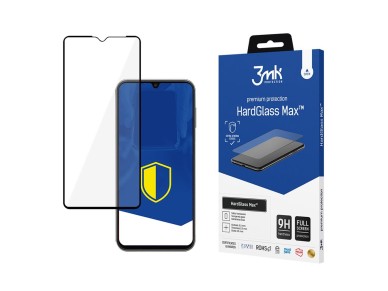 Reinforced Full Coverage Tempered Glass 3mk HardGlass Max Black for Samsung Galaxy A14 4G/5G Reinforced Full Coverage Tempered Glass 3mk HardGlass Max Black for Samsung Galaxy A14 4G/5G