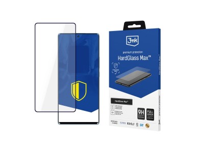 Reinforced full-screen tempered glass 3mk HardGlass Max Black for Honor 70 Reinforced full-screen tempered glass 3mk HardGlass Max Black for Honor 70