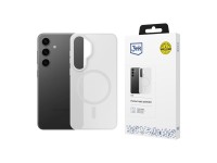 MagCase 3mk Smoke para Samsung Galaxy S25 - blanco transparente MagCase 3mk Smoke para Samsung Galaxy S25 - blanco transparente