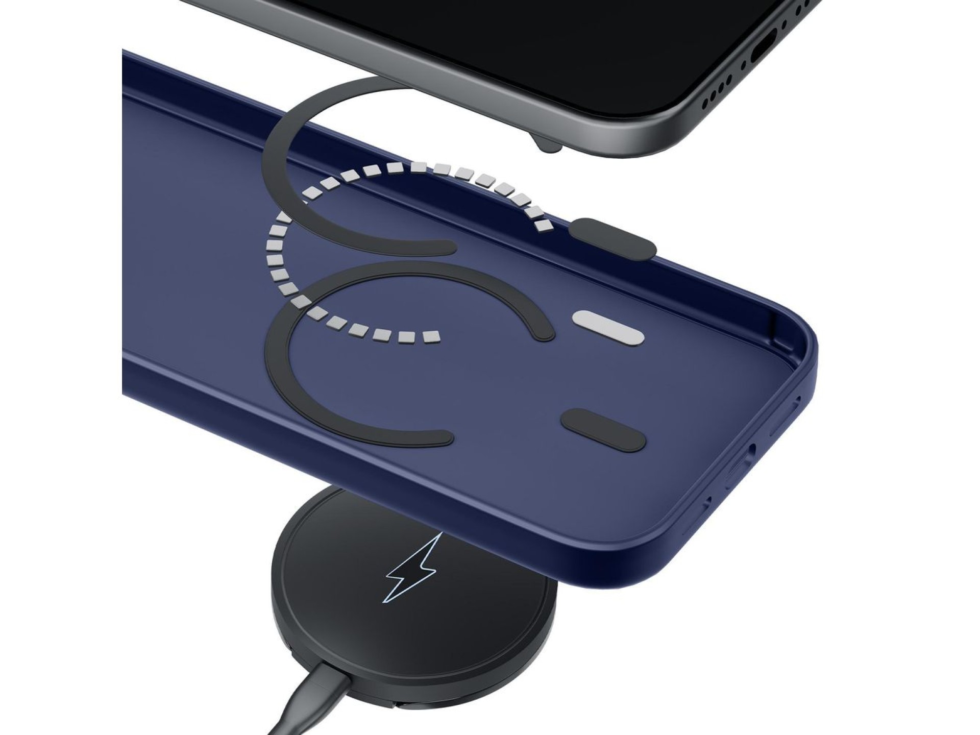 Funda MagCase 3mk Smoke para iPhone 17 Pro Max - Azul translúcido
