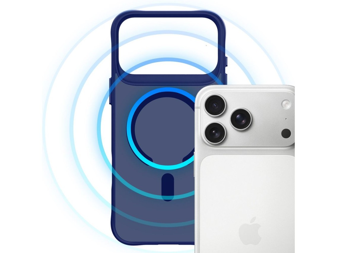 Funda MagCase 3mk Smoke para iPhone 17 Pro - Azul translúcido