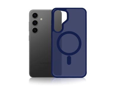 3mk Smoke MagCase for Samsung Galaxy S24 - Blue-Translucent 3mk Smoke MagCase for Samsung Galaxy S24 - Blue-Translucent