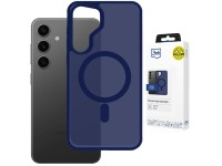 3mk Smoke MagCase para Samsung Galaxy S25 - Azul-Translúcido 3mk Smoke MagCase para Samsung Galaxy S25 - Azul-Translúcido