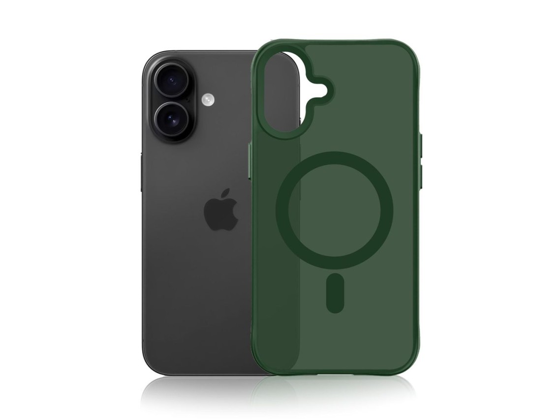 3mk Smoke MagCase for iPhone 16 Pro - Green-Translucent
