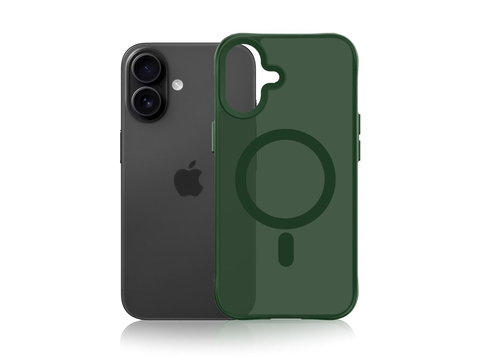 3mk Smoke MagCase for iPhone 16 Pro - Green-Translucent