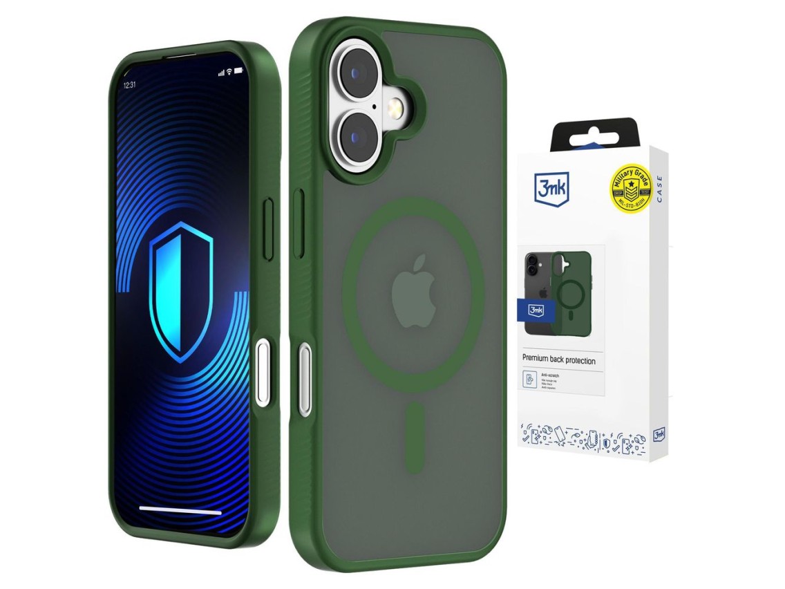 3mk Smoke MagCase for iPhone 16 Pro - Green-Translucent