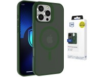 3mk Smoke MagCase for iPhone 16 Pro Max - Green-Translucent 3mk Smoke MagCase for iPhone 16 Pro Max - Green-Translucent