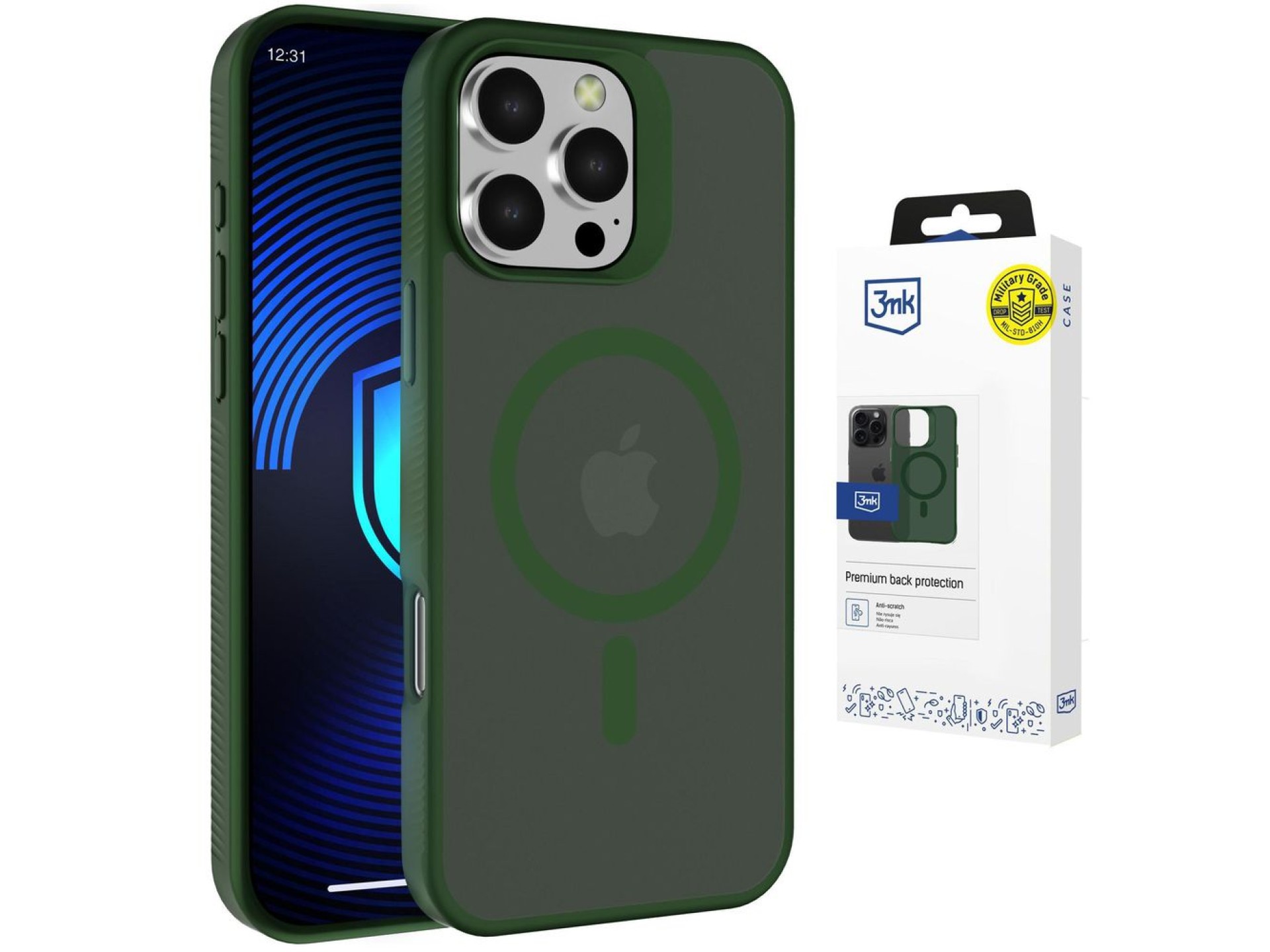 3mk Smoke MagCase for iPhone 16 Pro Max - Green-Translucent